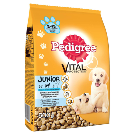 Pedigree Junior Piletina i Pirinač 500g – suva hrana za štenad - PEDIGREE