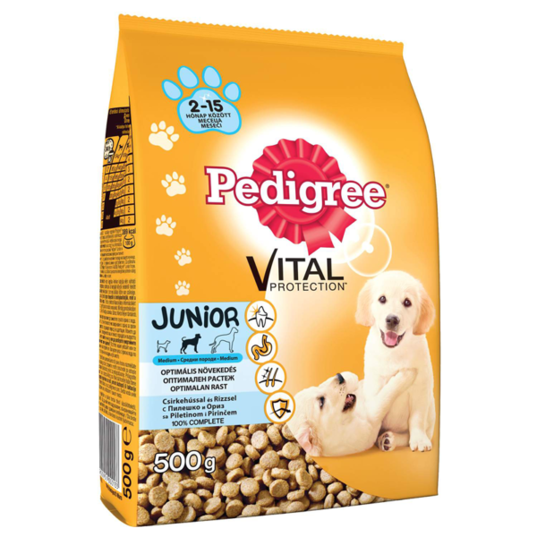Pedigree Junior Piletina i Pirinač 500g – suva hrana za štenad - PEDIGREE