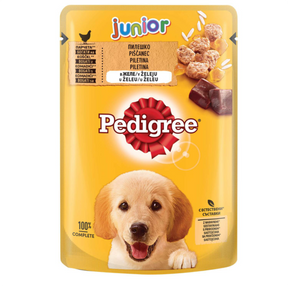 Pedigree Junior Piletina u želeu 100g – vlažna hrana za štenad - PEDIGREE