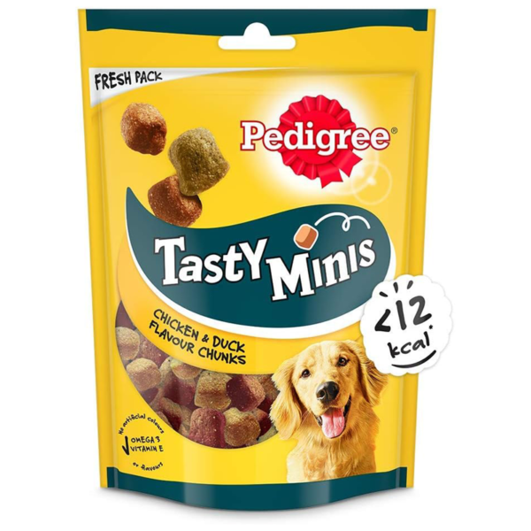 Pedigree Tasty Minis 130g – poslastice za pse (piletina i patka) - PEDIGREE