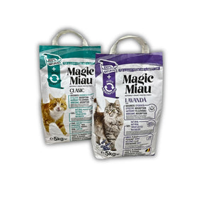 Posip za mačke 5kg - bez mirisa i lavanda - Magic Miau
