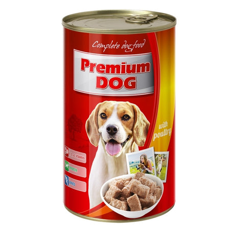 Premium Dog konzerva za pse 1240g – živina - PremiumDog