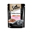 SHEBA kesica za mačke Selection – losos 85g - Džambo