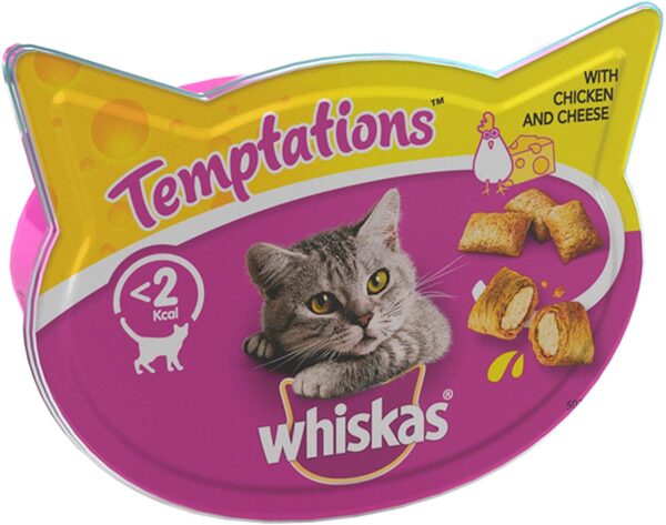 Temptations Whiskas – piletina i sir (60g)