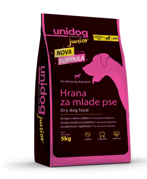 Uni Dog Junior 5kg – kompletna suva hrana za štence - Unidog