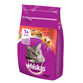 WHISKAS briketi za mačke – govedina (1+, 300g) - Whiskas
