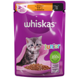 WHISKAS kesica za mačiće Junior – živina u sosu (2–12 meseci, 85g) - Whiskas