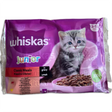 WHISKAS Junior Multipack – klasičan izbor u sosu (govedina i piletina, 4×85g) - Whiskas