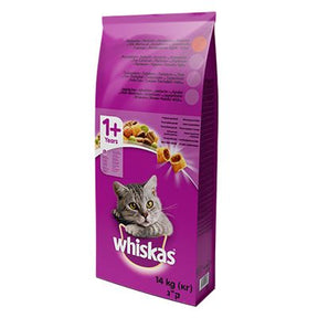 WHISKAS 1+ piletina – kompletna hrana za odrasle mačke (14kg) - Whiskas