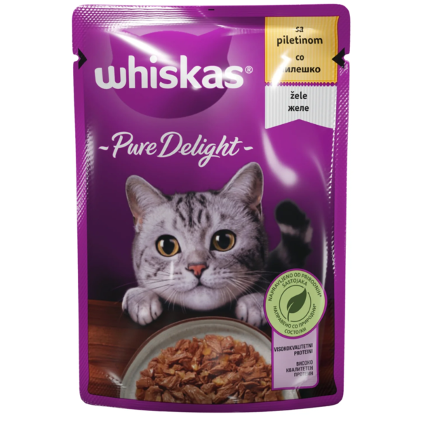WHISKAS Pure Delight – piletina u želeu (85g) - Whiskas