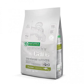 White Dog Grain Free hrana za pse – bela riba za štence malih rasa 1.5kg - Nature’s Protection