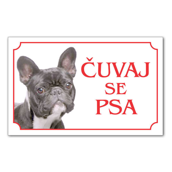 Francuski buldog tabla