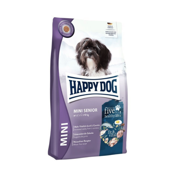 Happy dog mini senior