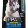 Cibau Fish Med & Maxi Sensitive – hrana za pse sa osetljivom kožom i stomakom – pakovanje
