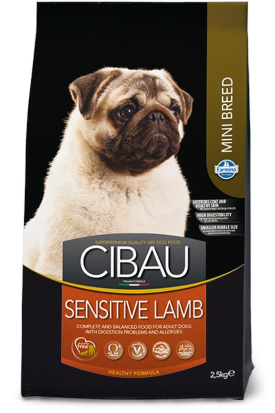 Cibau Lamb Mini Sensitive – hrana za pse malih rasa sa osetljivom kožom i stomakom – pakovanje